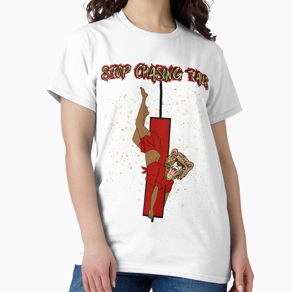 STOP CHASING TAILS IN AND OUT OF THE STOCK MARKET FUNNY JOKES by tradeculture143 T-Shirts, Hoodie, Sweatshirt (Image 2)