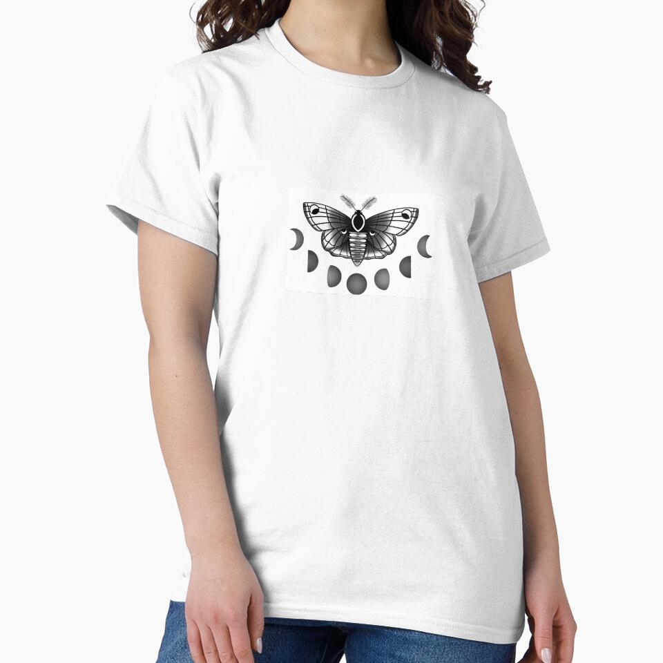 moon phase moth by Anna Orlandi T-Shirts, Hoodie, Sweatshirt | BlankRebels.com (Image 2)