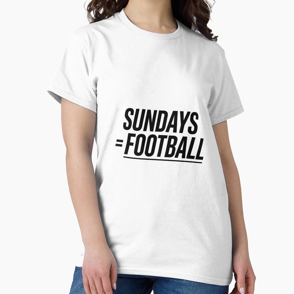 Sundays Equal Football Shirt | Weekend Football Fan by Boldna