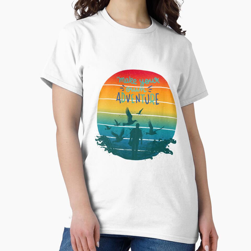 Make your own adventure retro design by CheerYoBu T-Shirts, Hoodie, Sweatshirt | BlankRebels.com (Image 2)