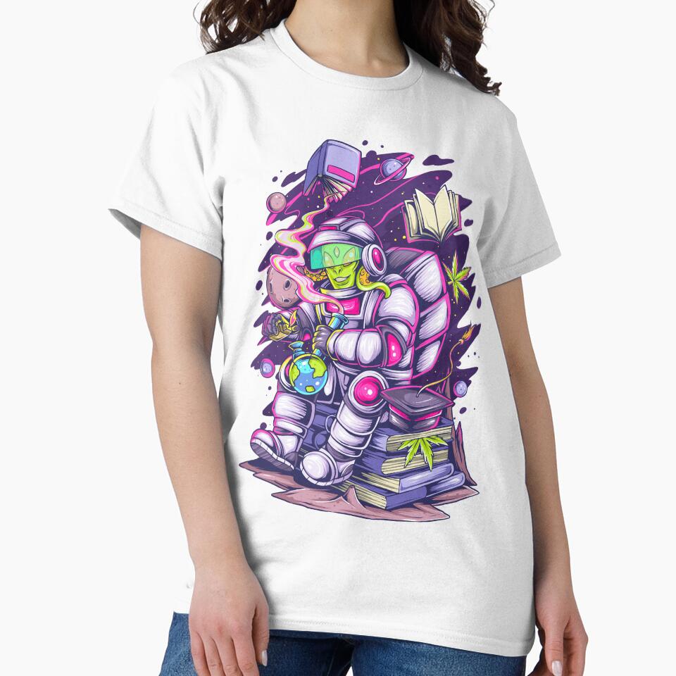 Smoking Astro by Silver Studio T-Shirts, Hoodie, Sweatshirt | BlankRebels.com (Image 2)