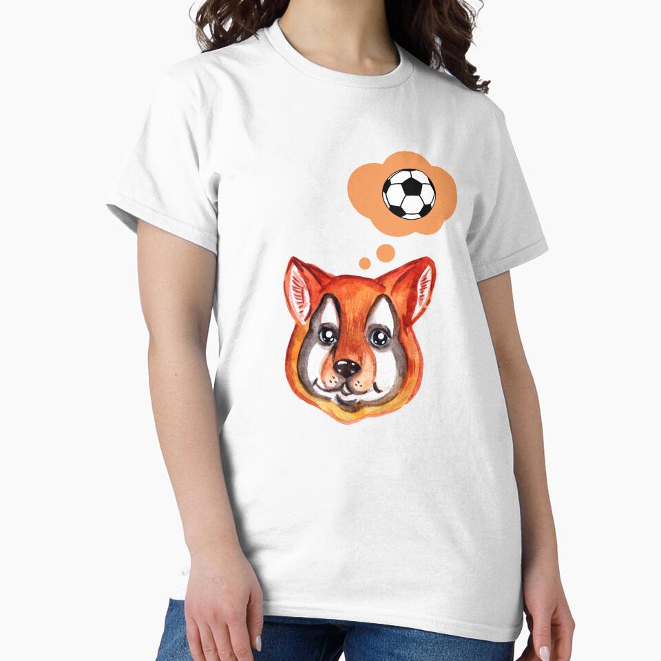 Cute dog thinking about soccer by ijdesigns