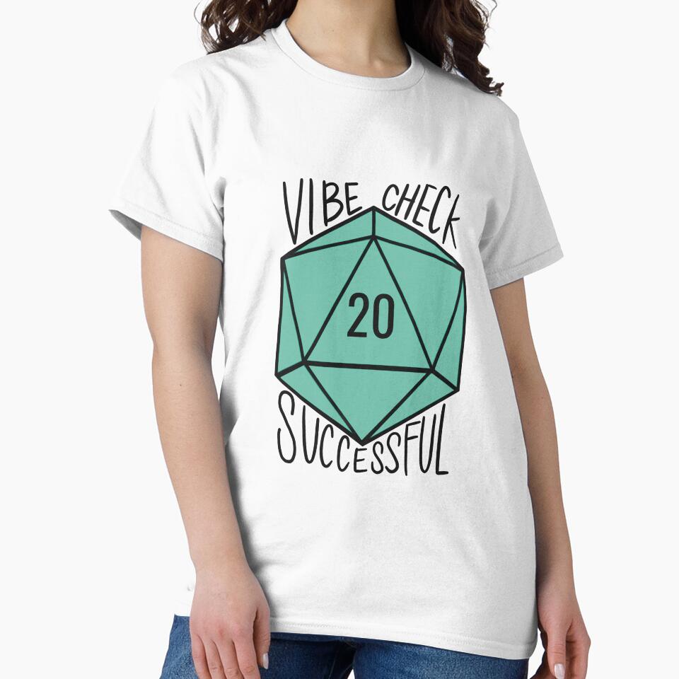 Vibe Check Successful D20 by ladystromas T-Shirts, Hoodie, Sweatshirt | BlankRebels.com (Image 2)