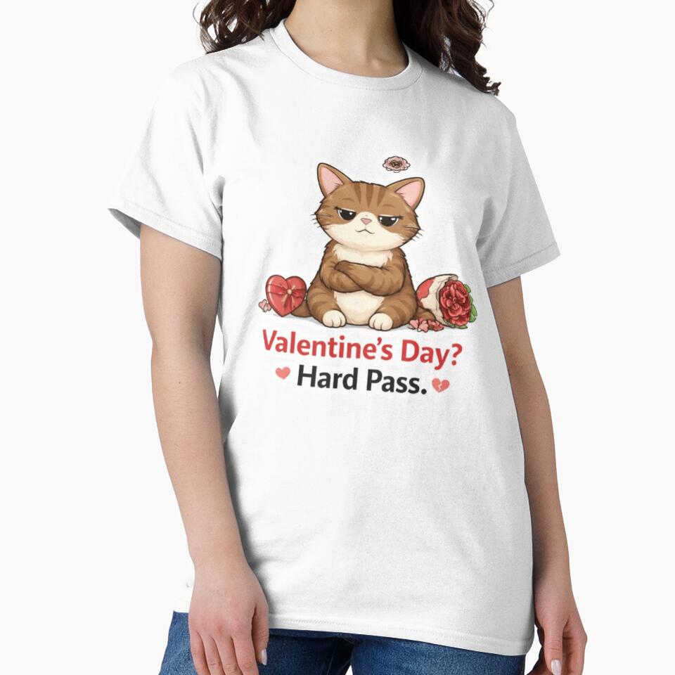 Valentine’s Day? Hard Pass. by Hiranyakashipu S T-Shirts, Hoodie, Sweatshirt | BlankRebels.com (Image 2)