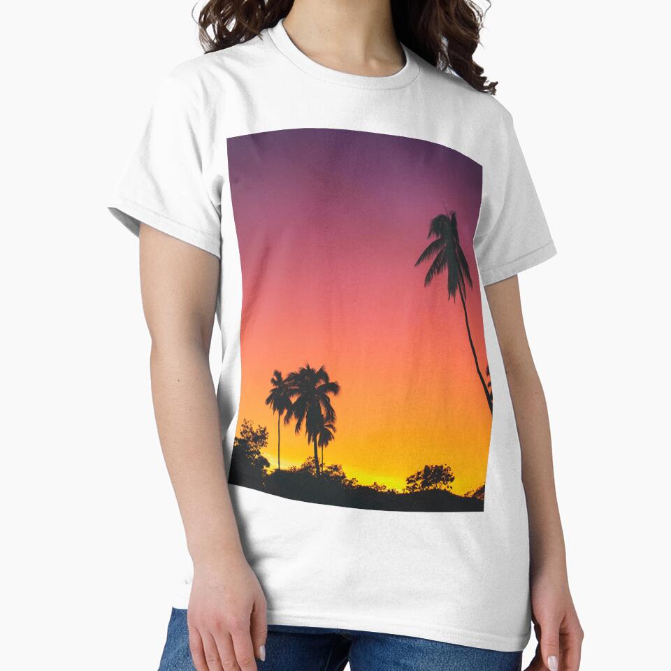 Palm Tree Sunset by newburyboutique T-Shirts, Hoodie, Sweatshirt | BlankRebels.com (Image 2)