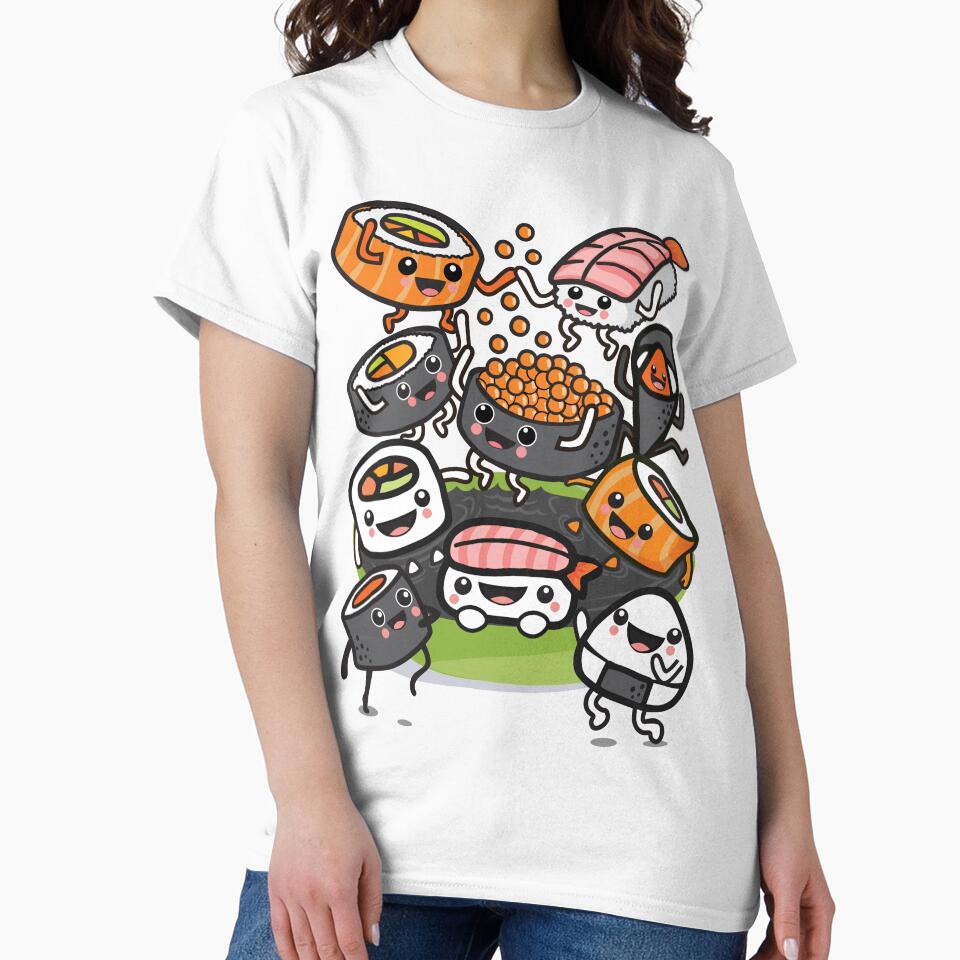 Sushi Fun by plushism T-Shirts, Hoodie, Sweatshirt | BlankRebels.com (Image 2)