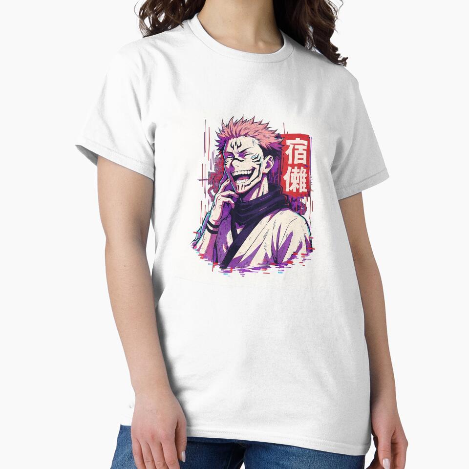 Cursed King Anime Villain Aesthetic Art by AlignStudio T-Shirts, Hoodie, Sweatshirt | BlankRebels.com (Image 2)