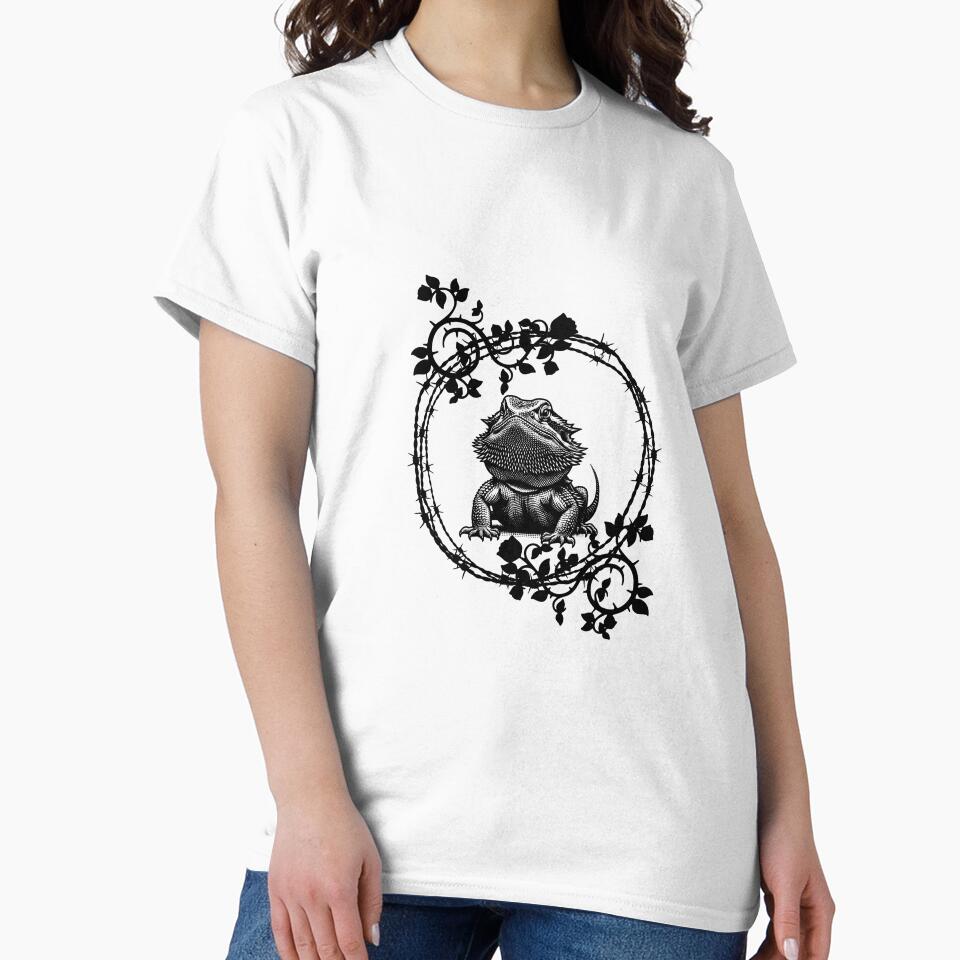 Barbs and Thorns Bearded Dragon by PugaliciousArt T-Shirts, Hoodie, Sweatshirt | BlankRebels.com (Image 2)