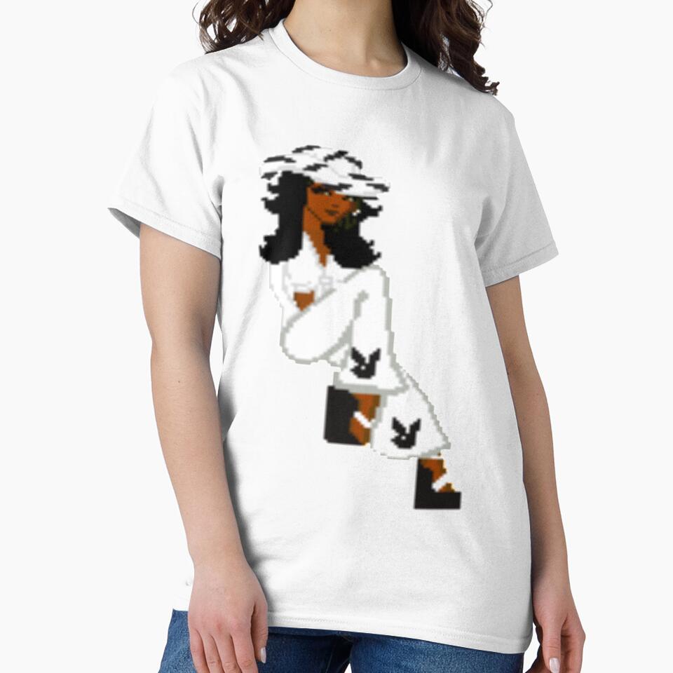 dollz mania pixelated doll playboy 2000s black hair pretty girl by stickersbyro ☆ T-Shirts, Hoodie, Sweatshirt (Image 2)