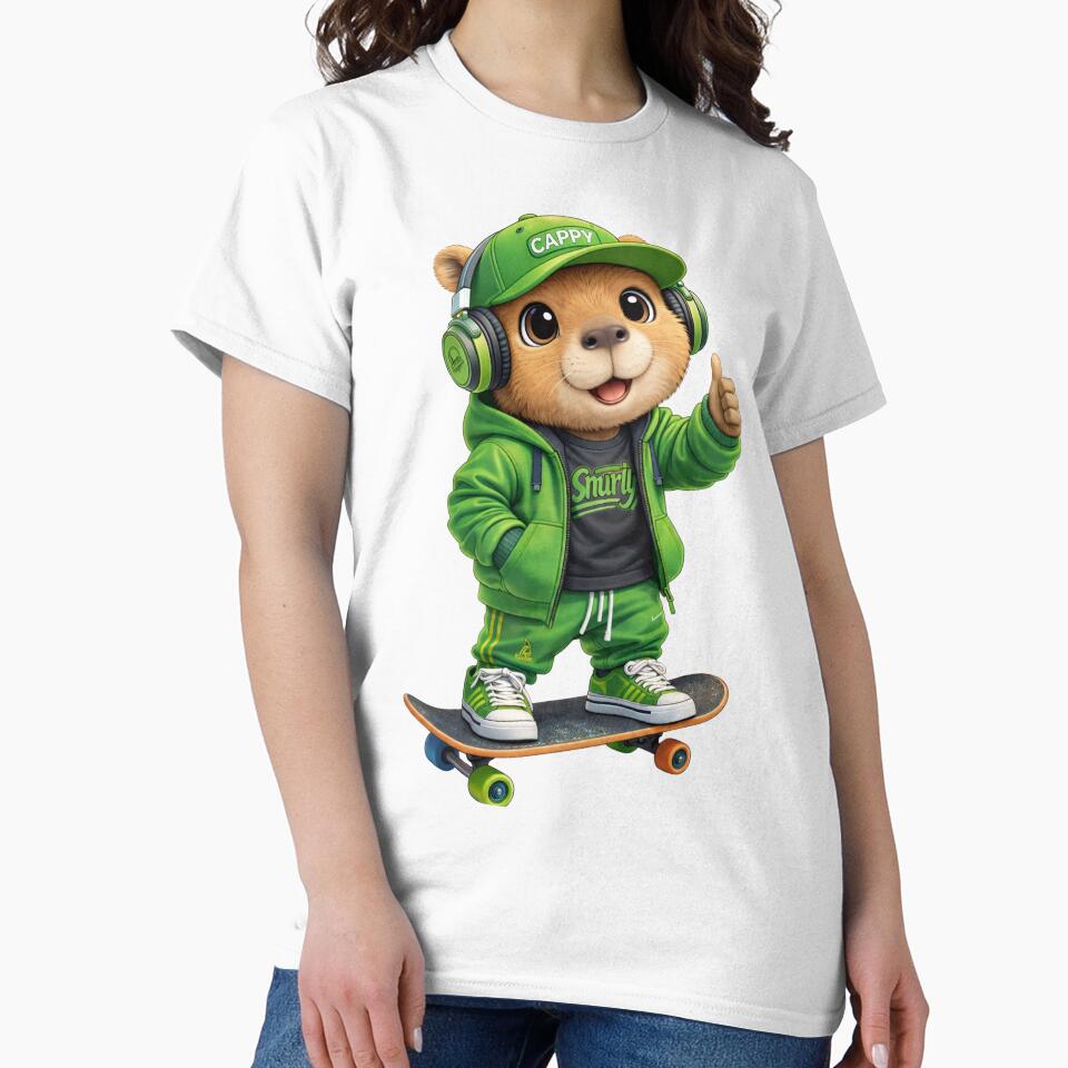 CapySk8 by Snurly T-Shirts, Hoodie, Sweatshirt | BlankRebels.com (Image 2)