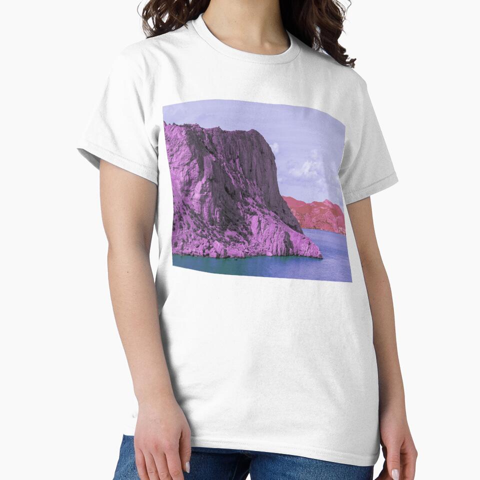 Retro Landscape Vaporwave Style by Peekonet T-Shirts, Hoodie, Sweatshirt | BlankRebels.com (Image 2)