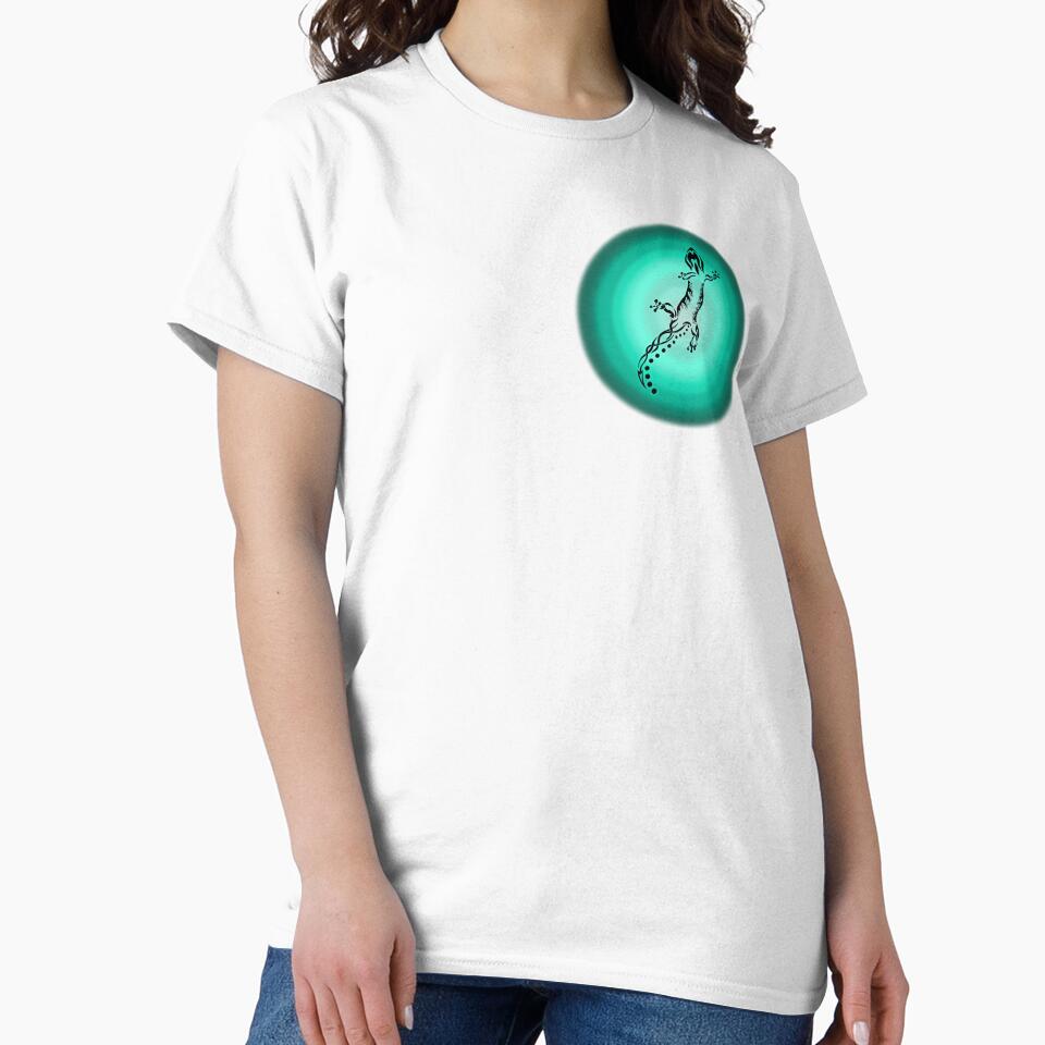 Gecko Shades of Green by OutcastTattoo01 T-Shirts, Hoodie, Sweatshirt | BlankRebels.com (Image 2)