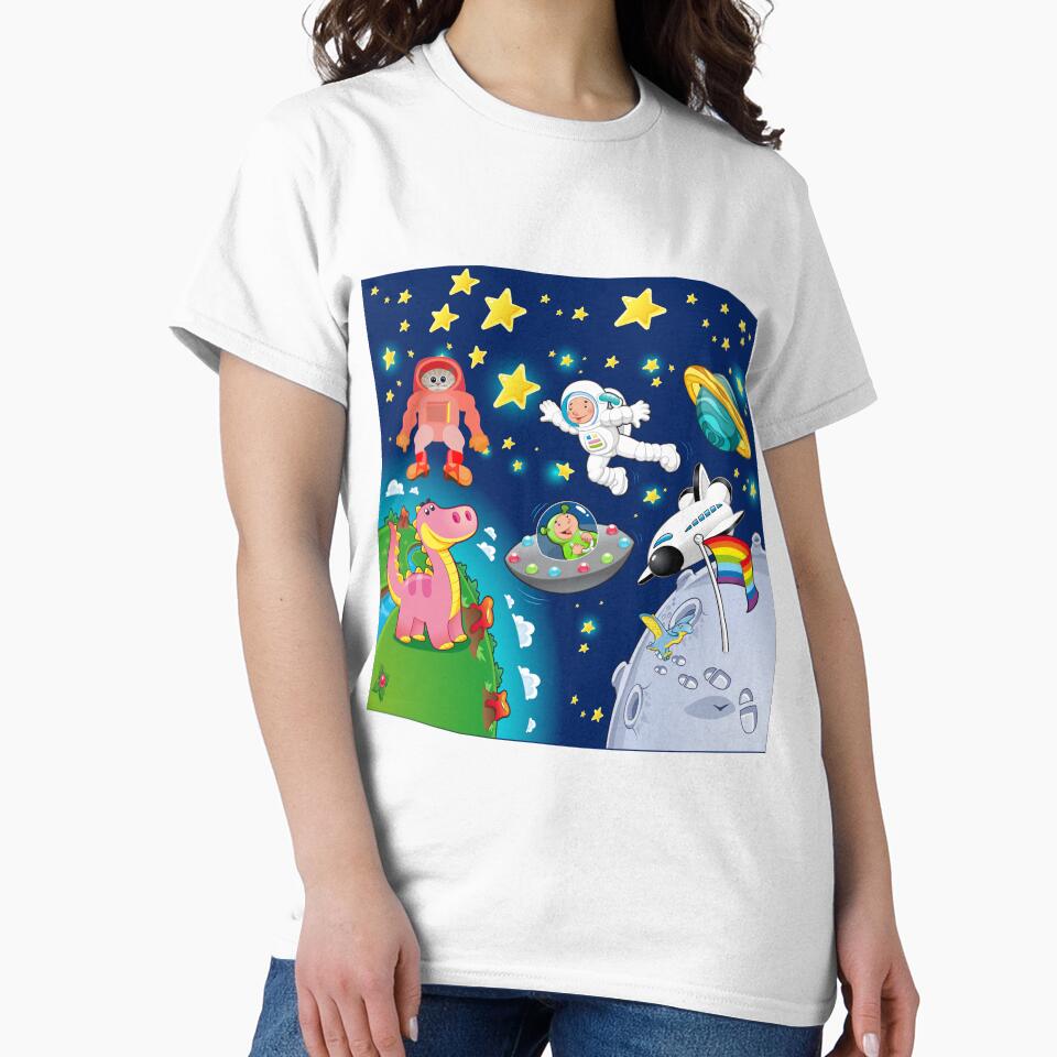 Let's Fly To Space by MclaughlinGifts T-Shirts, Hoodie, Sweatshirt | BlankRebels.com (Image 2)