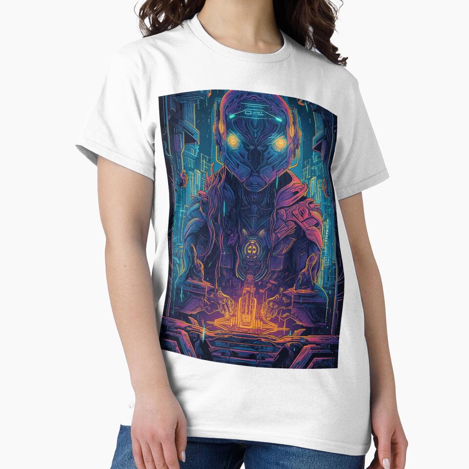 Cyberpunk Tarot #69 by nixlim T-Shirts, Hoodie, Sweatshirt | BlankRebels.com (Image 2)