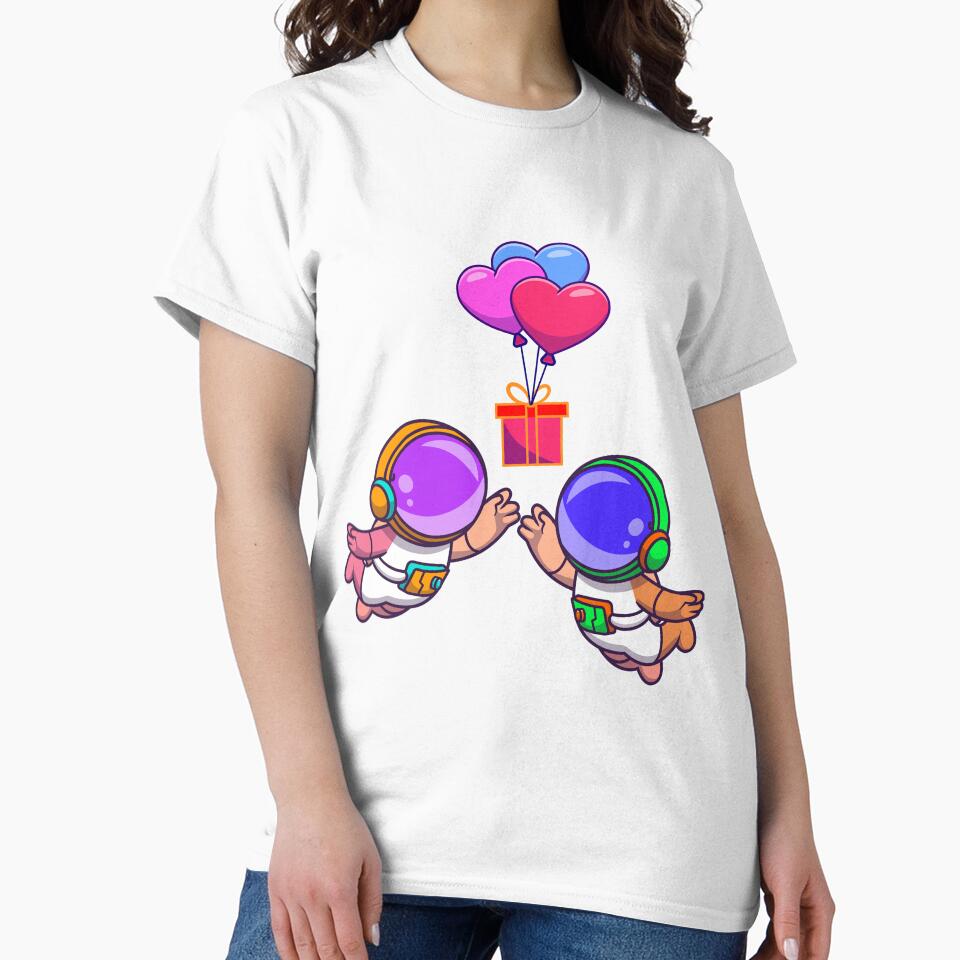 astronaut couple in love by vogowa T-Shirts, Hoodie, Sweatshirt | BlankRebels.com (Image 2)