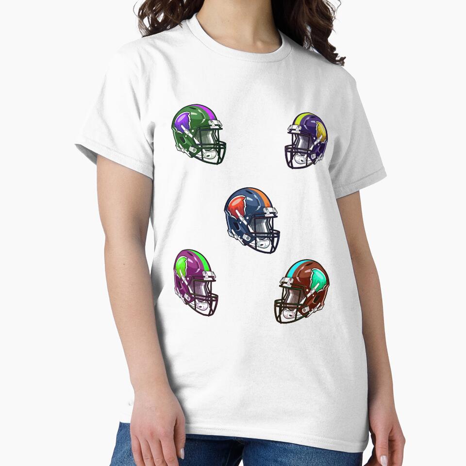 Football Helmet Pack by franktact T-Shirts, Hoodie, Sweatshirt | BlankRebels.com (Image 2)