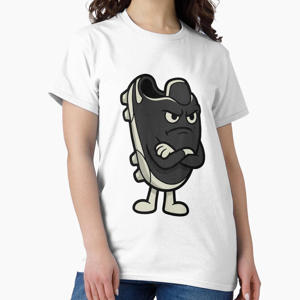 Copy of Grumpy Soccer Cleat Cartoon Funny Football Boot by BoyleDesignShop