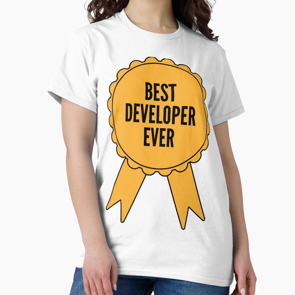 Best Developer Ever Gold Medal Achievement by SVPOD T-Shirts, Hoodie, Sweatshirt | BlankRebels.com (Image 2)