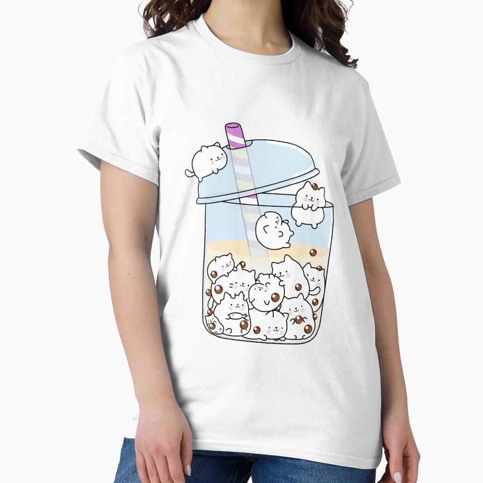 Chubby Cats Love Boba! by SirBobalot T-Shirts, Hoodie, Sweatshirt | BlankRebels.com (Image 2)
