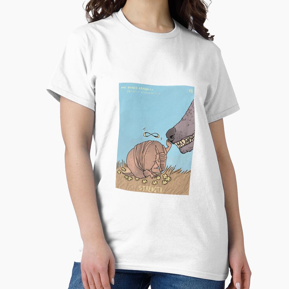 Strength Tarot Armadillo by digandphil T-Shirts, Hoodie, Sweatshirt | BlankRebels.com (Image 2)