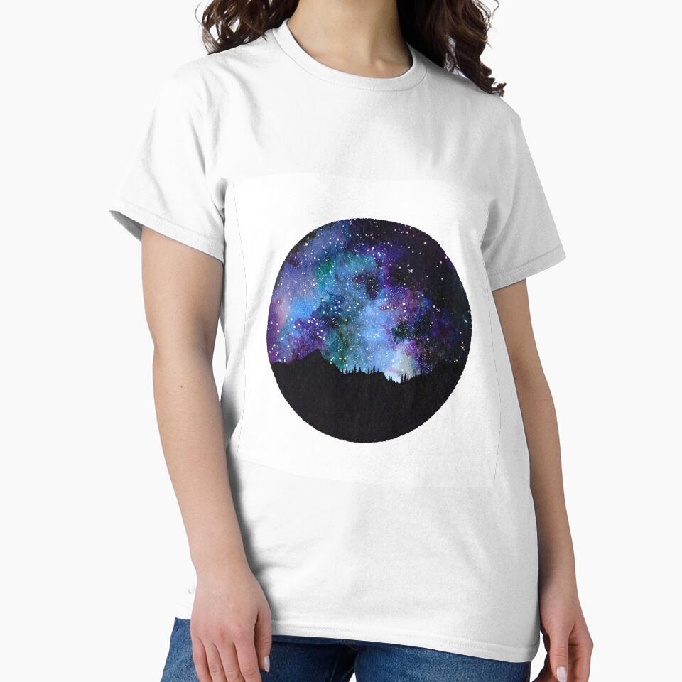 Watercolor nebula by ShinyWatercolor T-Shirts, Hoodie, Sweatshirt | BlankRebels.com (Image 2)