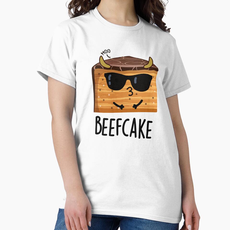 Beefcake Funny Cake Pun by punnybone