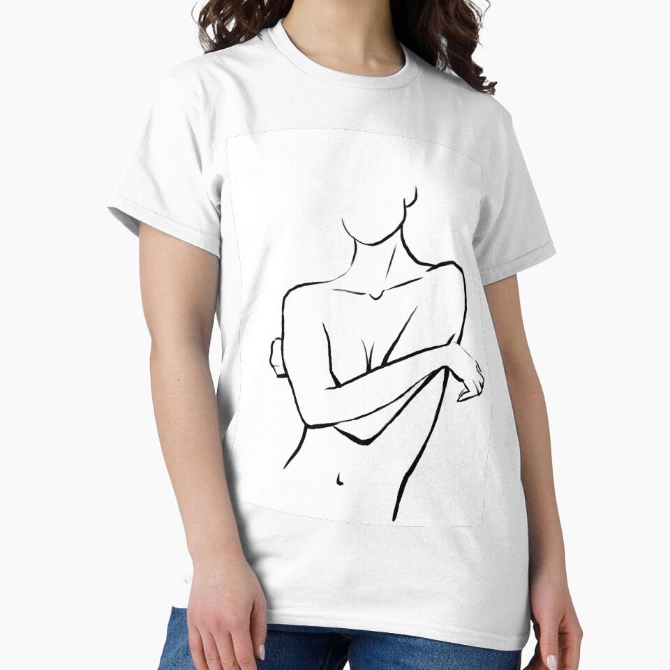 Woman Nude Art by Tinteria T-Shirts, Hoodie, Sweatshirt | BlankRebels.com (Image 2)