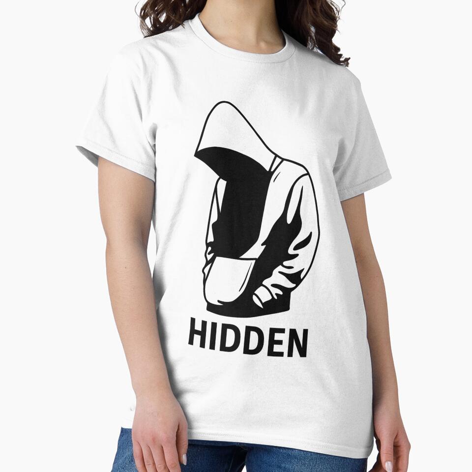 Hidden Minimal hoodie Tshirt Design by pixelrealmJL Sweatshirt | BlankRebels.com (Image 2)