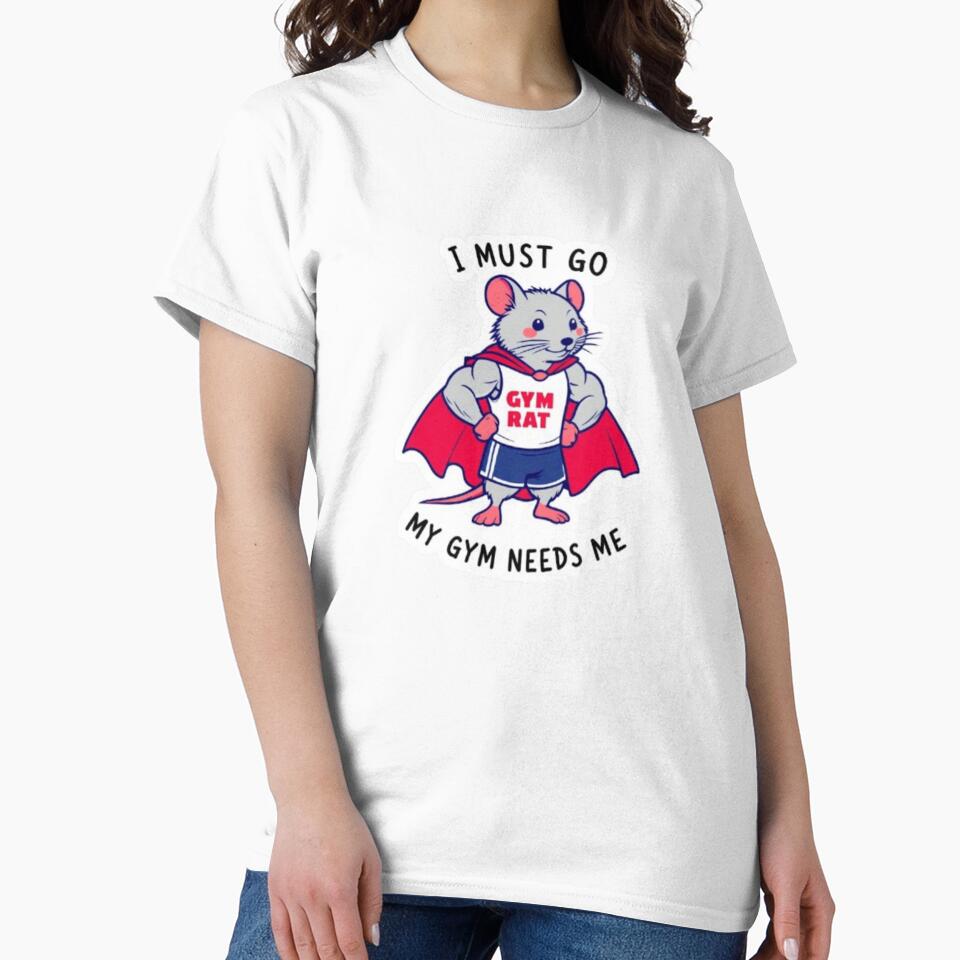 Gym rat t shirt by f1tness Hoodie, Sweatshirt | BlankRebels.com (Image 2)
