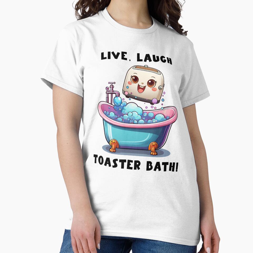Live, Laugh, Toaster Bath by Kspirit Designs