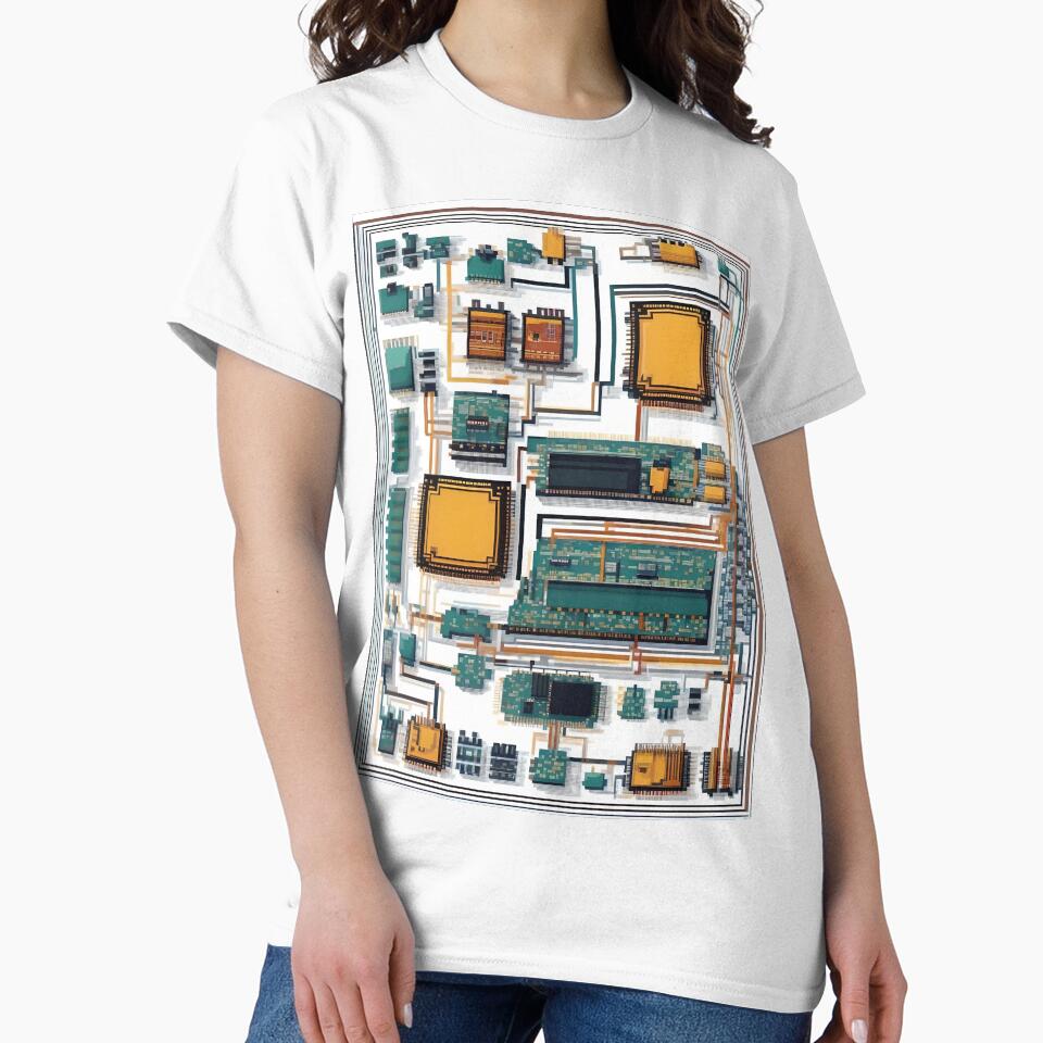 Modern Tech Abstract Art by Esterlane T-Shirts, Hoodie, Sweatshirt | BlankRebels.com (Image 2)