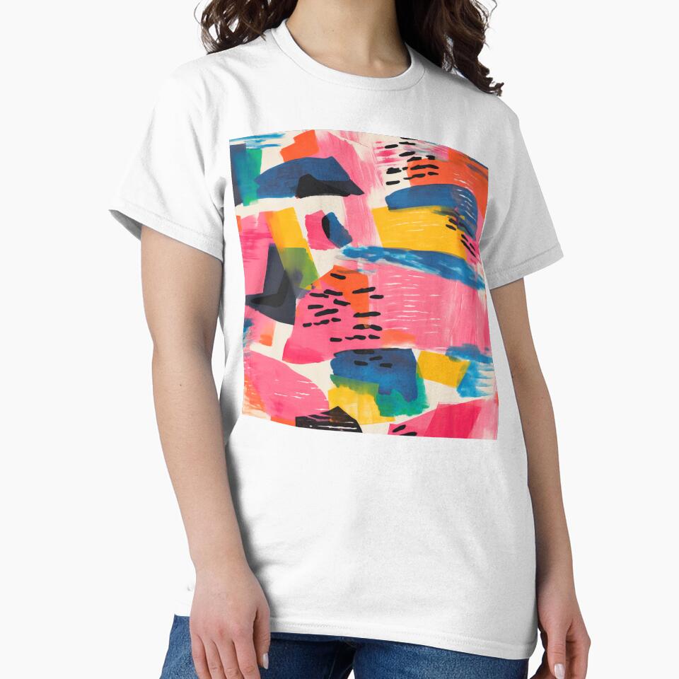 Colorful Modern Contemporary Abstract Art Trendy Designs by DEC02 T-Shirts, Hoodie, Sweatshirt | BlankRebels.com (Image 2)