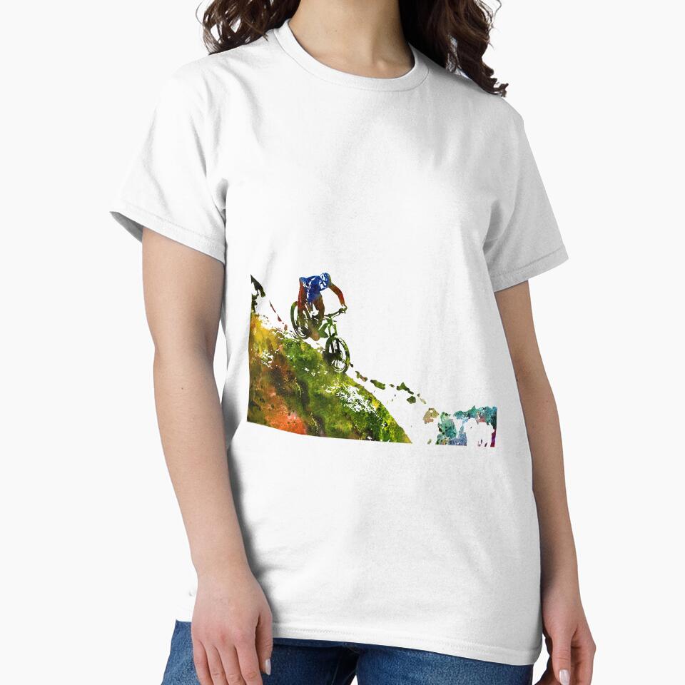Mountain biking by Rosaliartbook T-Shirts, Hoodie, Sweatshirt | BlankRebels.com (Image 2)