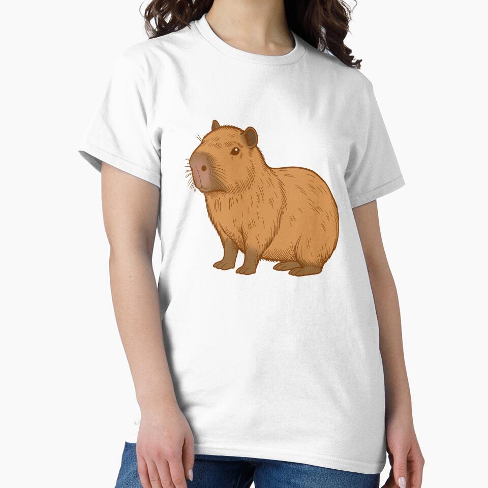 Sweet Little Capy by Cleber Medeiros T-Shirts, Hoodie, Sweatshirt | BlankRebels.com (Image 2)