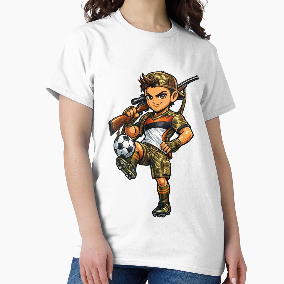 Funny Soccer Hunter by AlexLineArt
