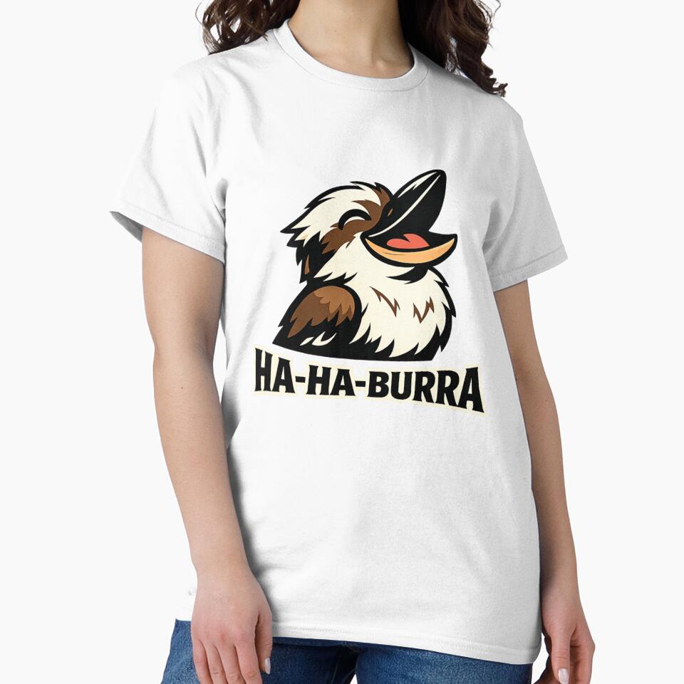 Funny Laughing Kookaburra – Cute Australian Bird Cartoon by HAZGIVAB T-Shirts, Hoodie, Sweatshirt | BlankRebels.com (Image 2)