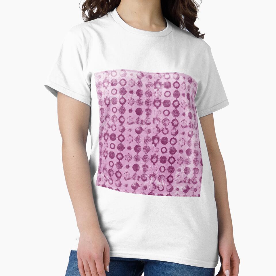 Fuscia Stencil Grunge Pattern by Diana377 T-Shirts, Hoodie, Sweatshirt | BlankRebels.com (Image 2)