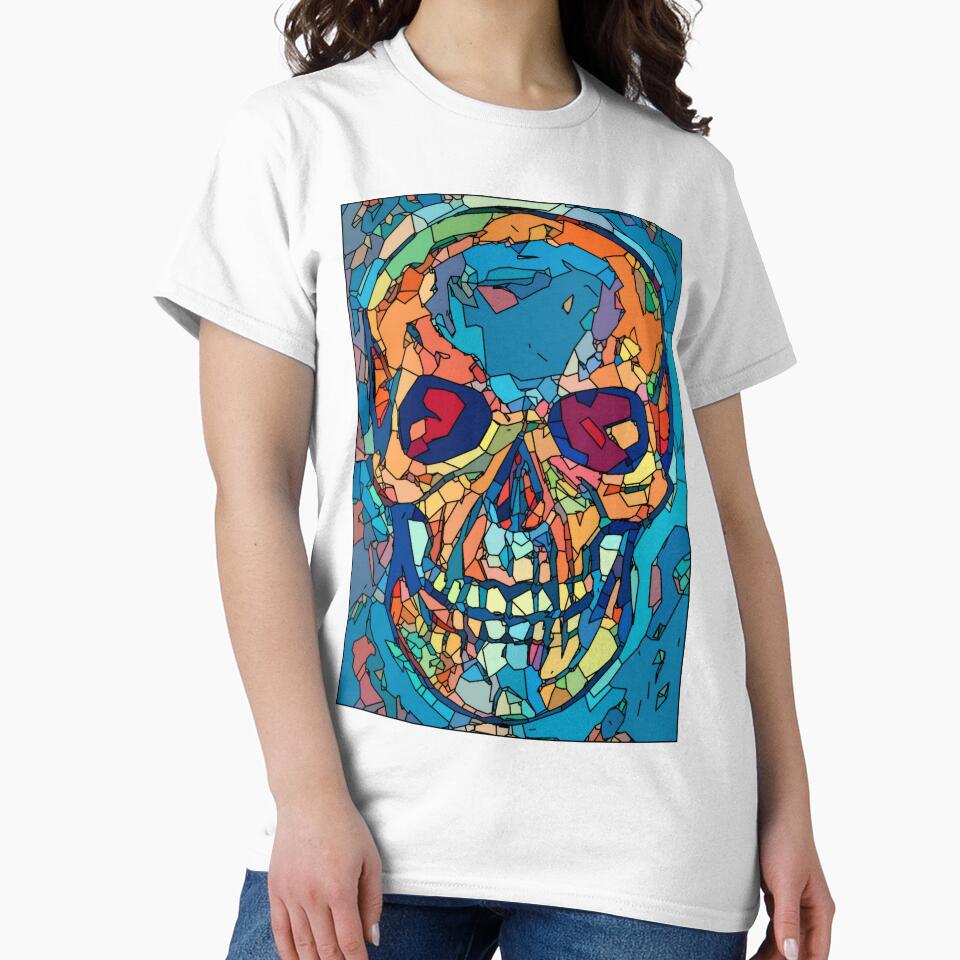 Colorful Skull by Topmaxdesign T-Shirts, Hoodie, Sweatshirt | BlankRebels.com (Image 2)