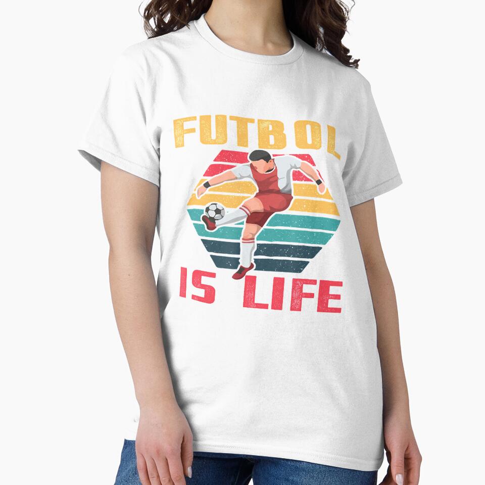 Mens Best Futbol Is Life Soccer Football Lover Vintage Cute Gifts by Afcwilkinson309