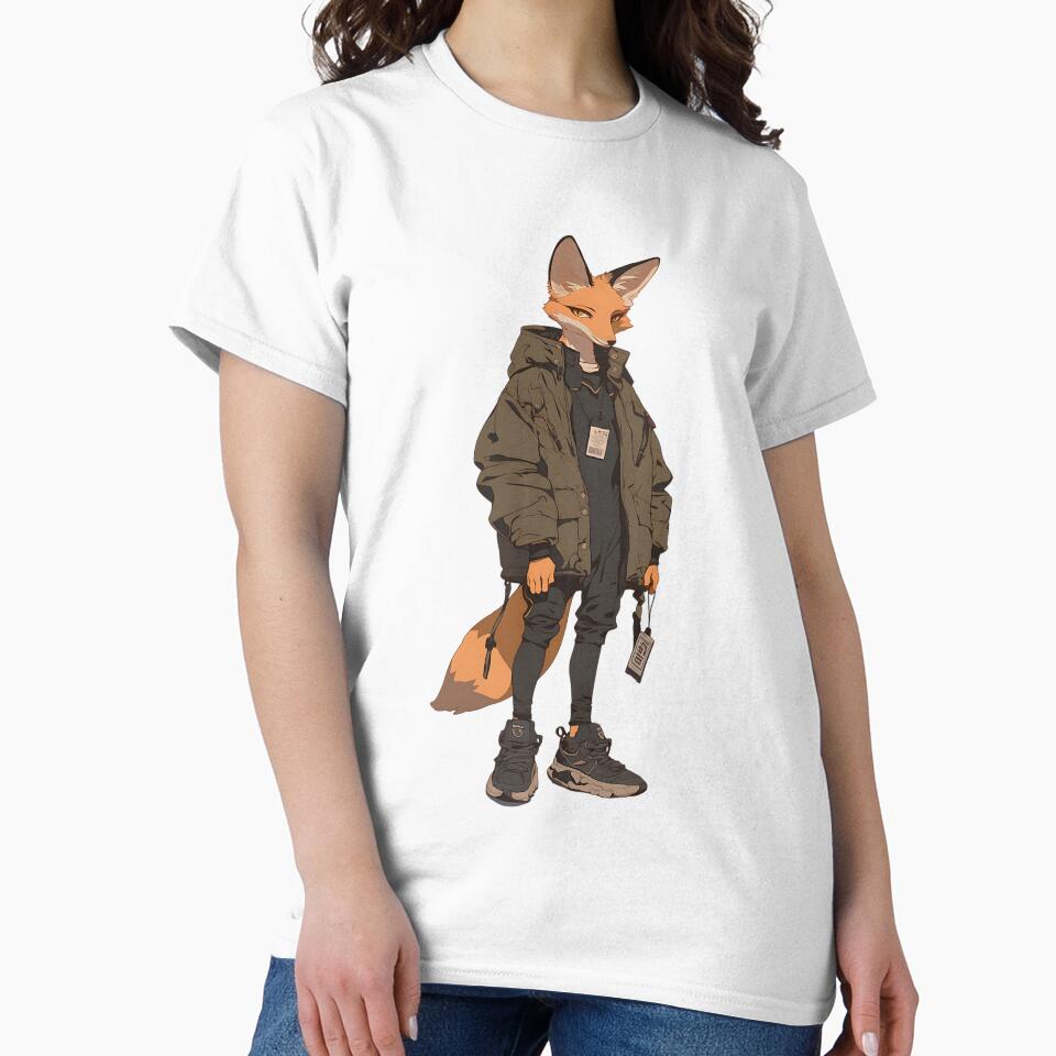Streetwear Urban Fox by bapupa T-Shirts, Hoodie, Sweatshirt | BlankRebels.com (Image 2)