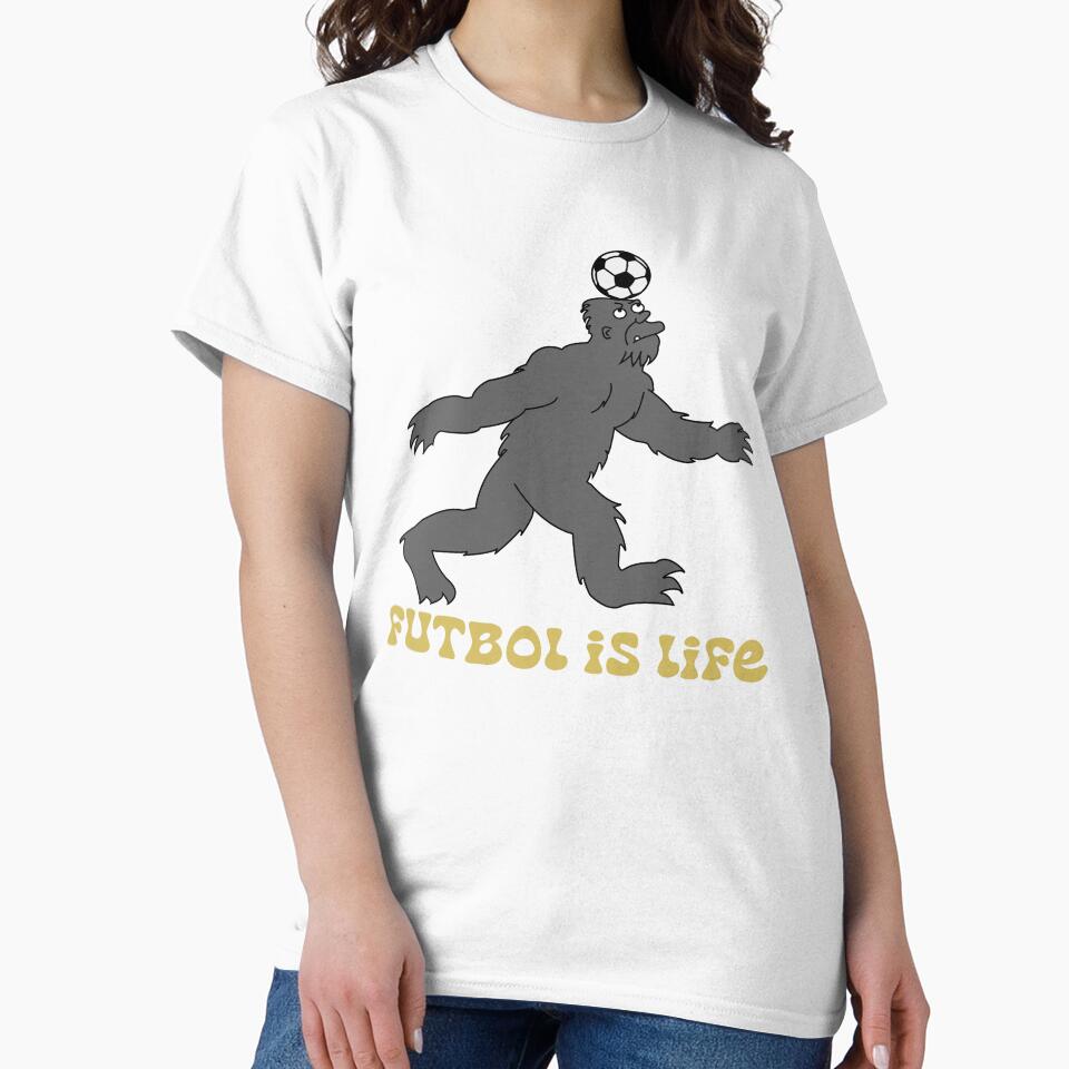 futbol is life bigfoot by bluepenshop