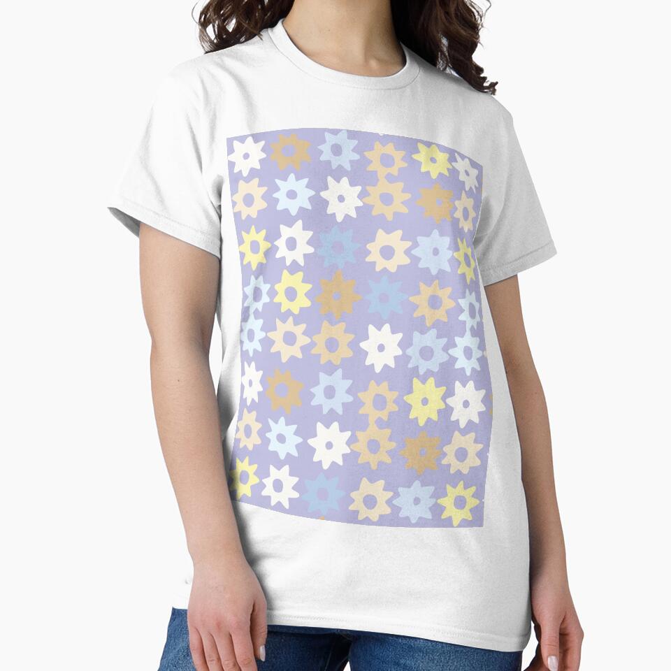 PASTEL PURPLE BOHO STAR PATTERN by blomastudios T-Shirts, Hoodie, Sweatshirt | BlankRebels.com (Image 2)