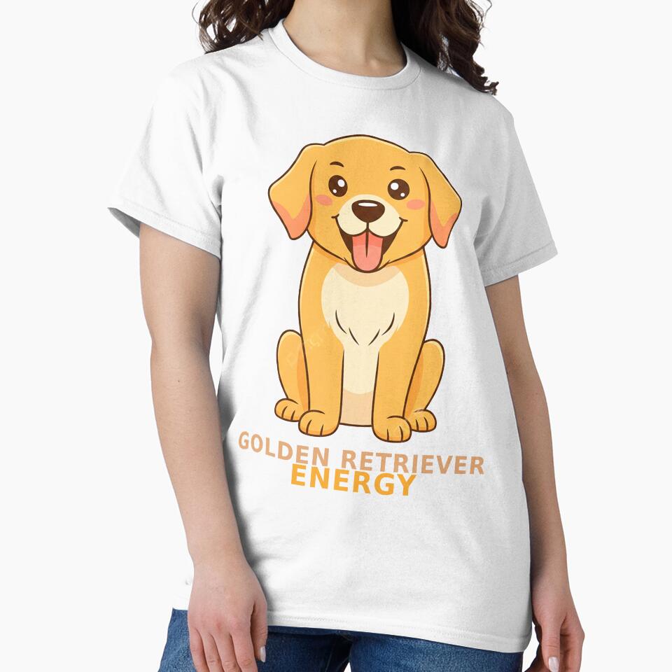 Golden Retriever Energy Dog Lover Positive Gift by markify T-Shirts, Hoodie, Sweatshirt | BlankRebels.com (Image 2)