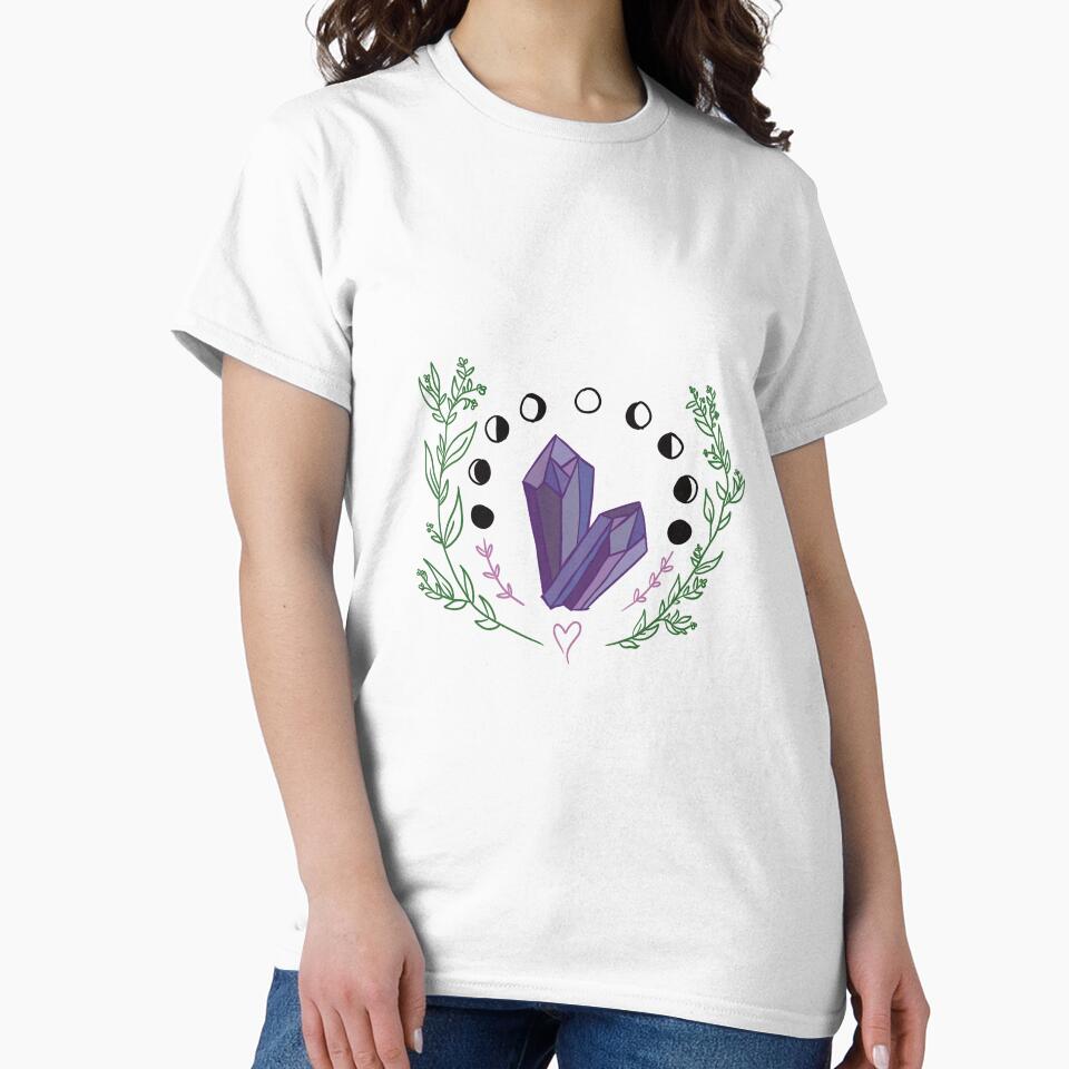 Moon phase crystals by twildobaggins T-Shirts, Hoodie, Sweatshirt | BlankRebels.com (Image 2)