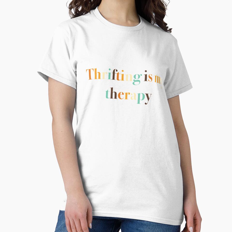 Thrifting is my therapy by ThriftedBurrow T-Shirts, Hoodie, Sweatshirt | BlankRebels.com (Image 2)