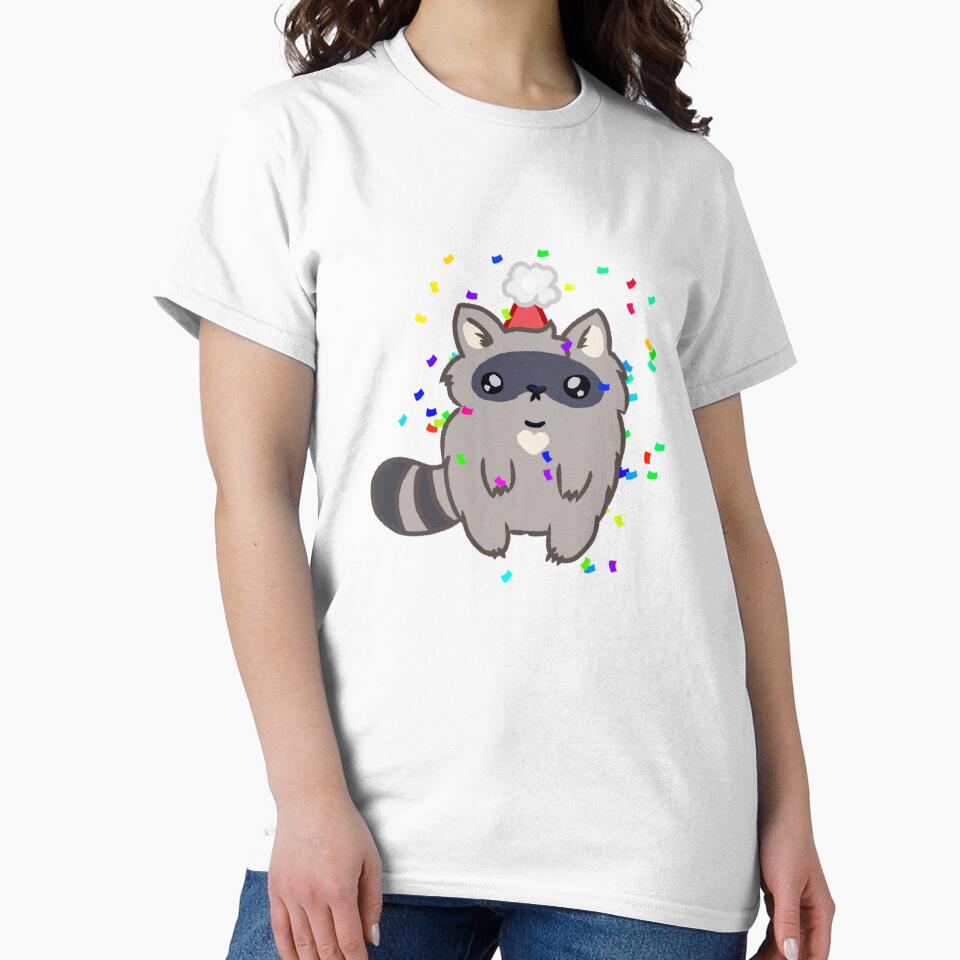 Party raccoon by Errrox303 T-Shirts, Hoodie, Sweatshirt | BlankRebels.com (Image 2)