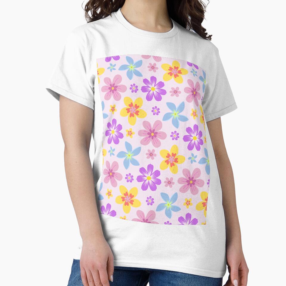 Floral Seamless Pattern Design by Anongdesign T-Shirts, Hoodie, Sweatshirt | BlankRebels.com (Image 2)