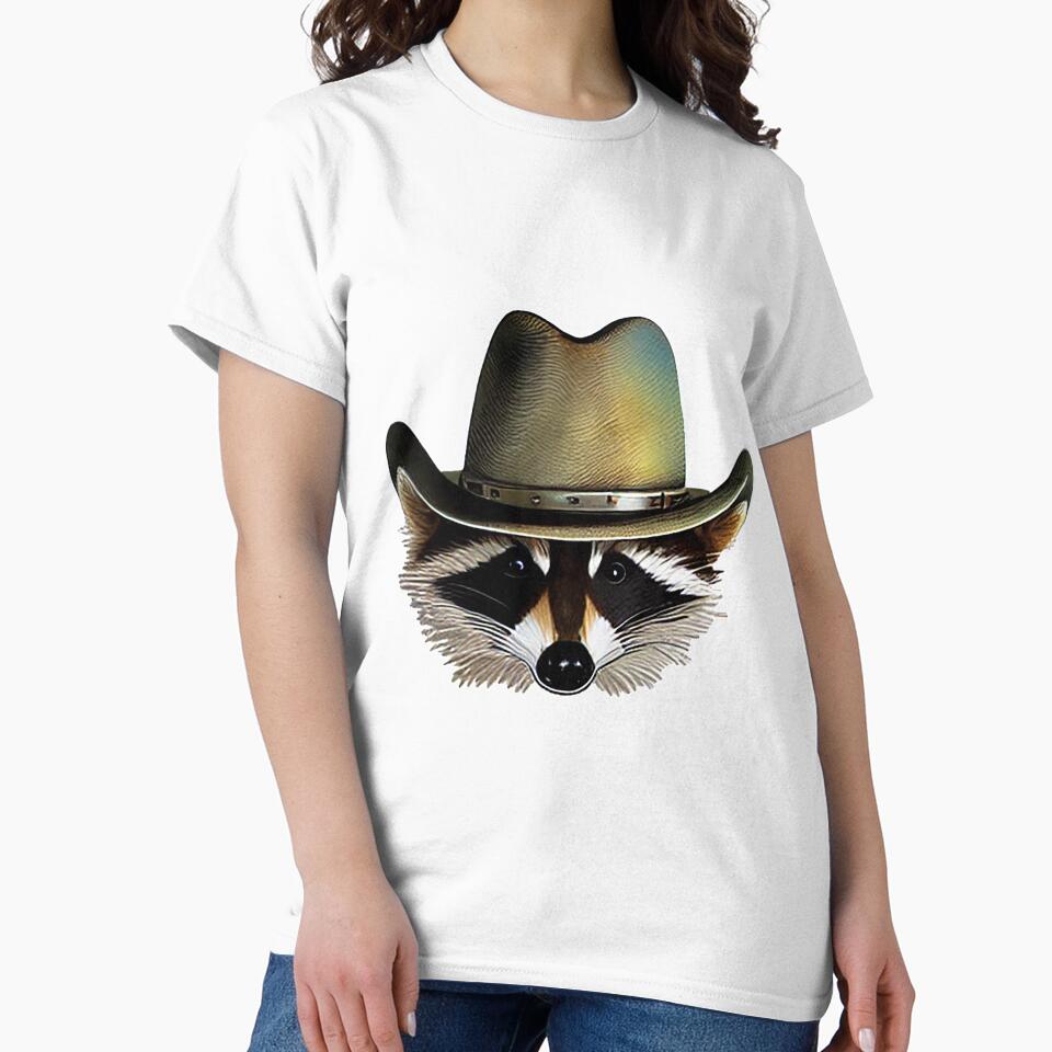 Raccoon Cowboy by Bug & Brush T-Shirts, Hoodie, Sweatshirt | BlankRebels.com (Image 2)