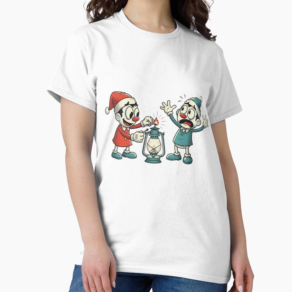 Light The Lamp Retro Holiday Scene by Pollock T-Shirts, Hoodie, Sweatshirt | BlankRebels.com (Image 2)