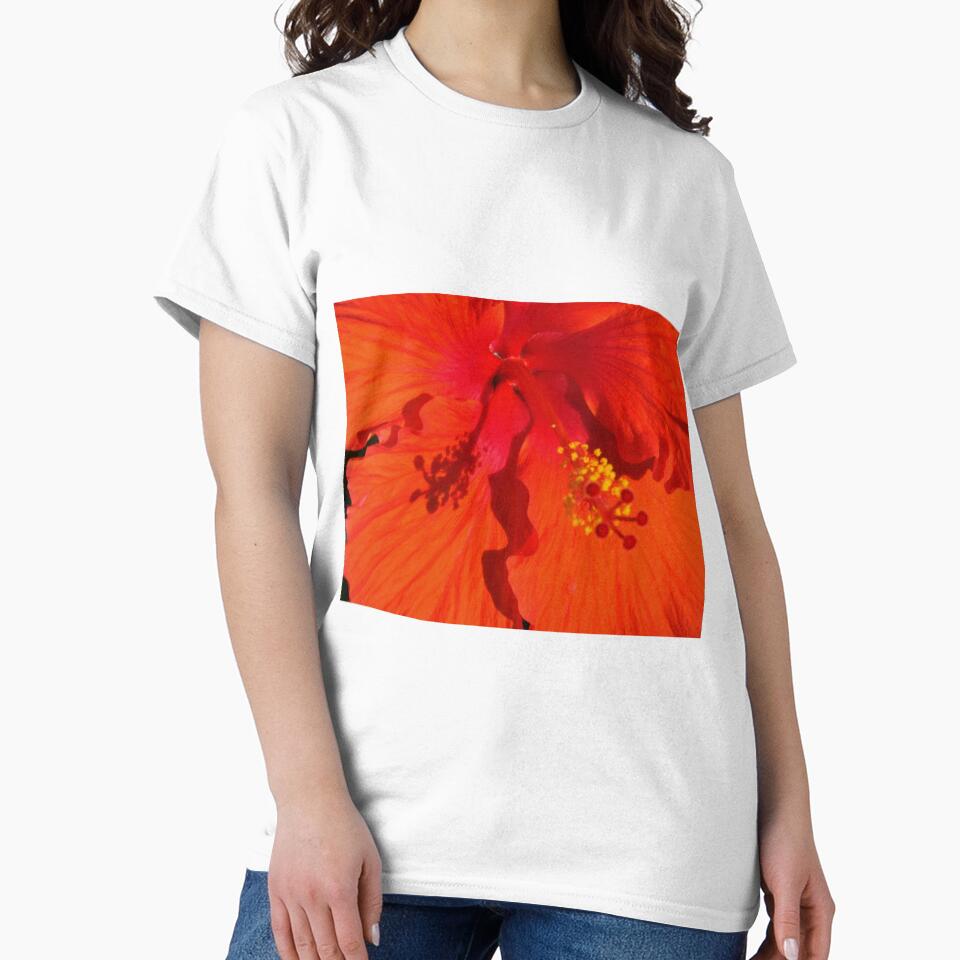 Red Flower Shadow by Tygershark T-Shirts, Hoodie, Sweatshirt | BlankRebels.com (Image 2)
